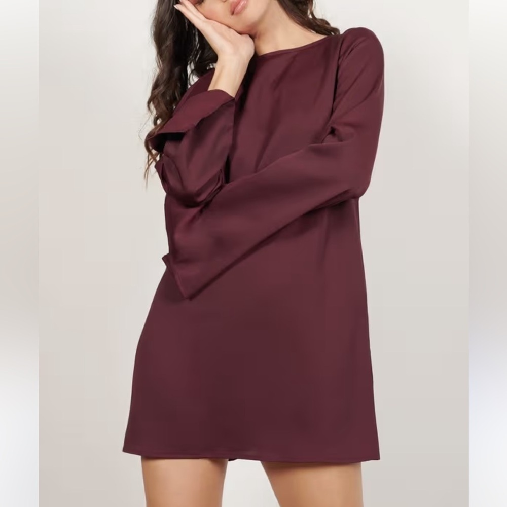 Zara Woman Long Sleeve Dress Sz S